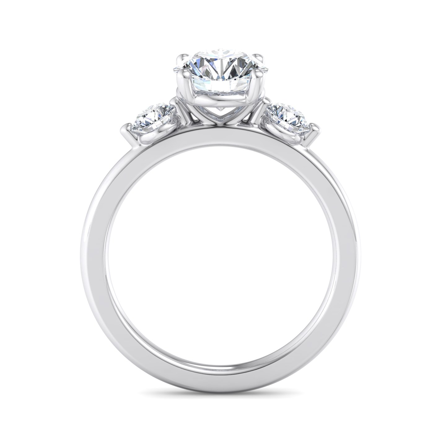 Rosie 3 Stone Engagement Ring